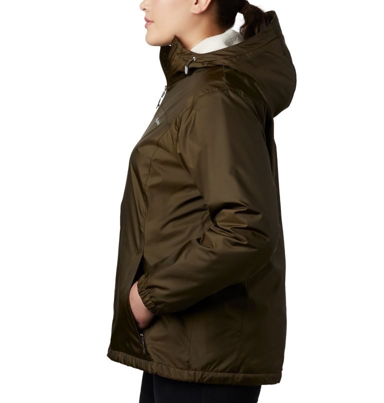 Women's Columbia Switchback Sherpa Lined Jackets Dark Brown | Plus Size CA-O456C